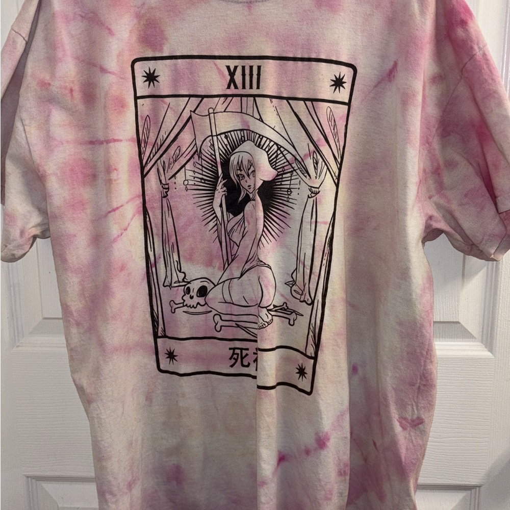 Spencer's Pink Tie-Dye T-Shirt